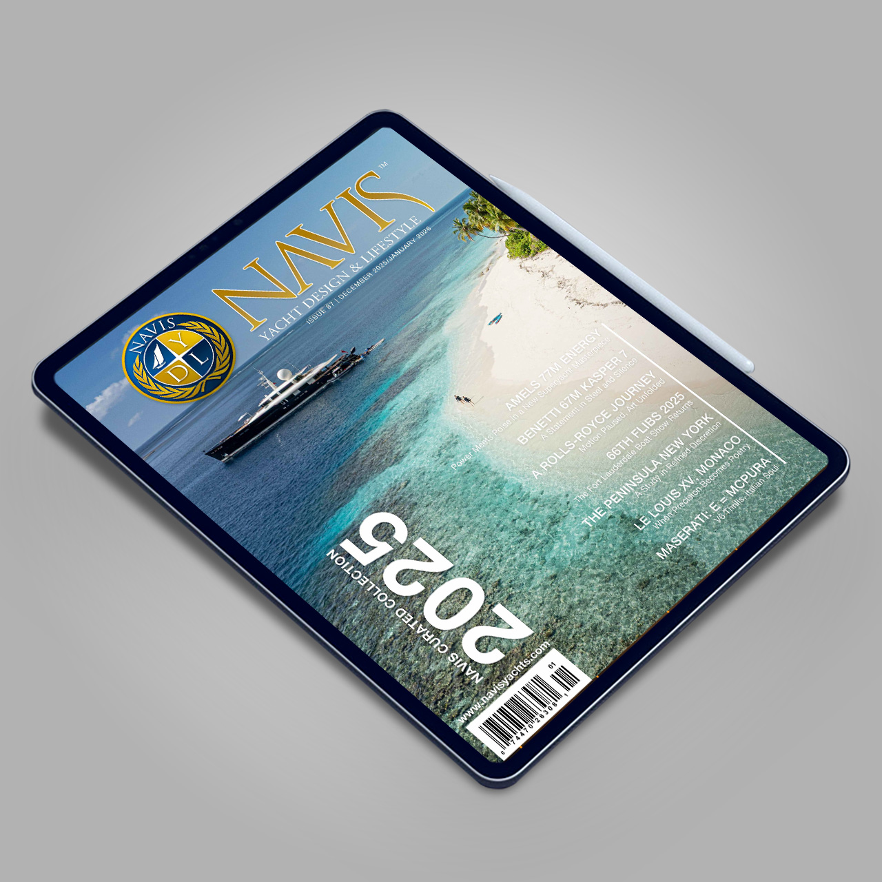 NAVIS Magazine Issue 87 Ipad cover